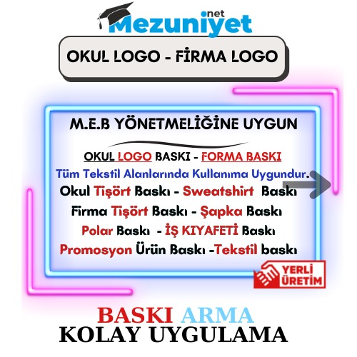 Okul Logoları - Baskı Hizmeti
